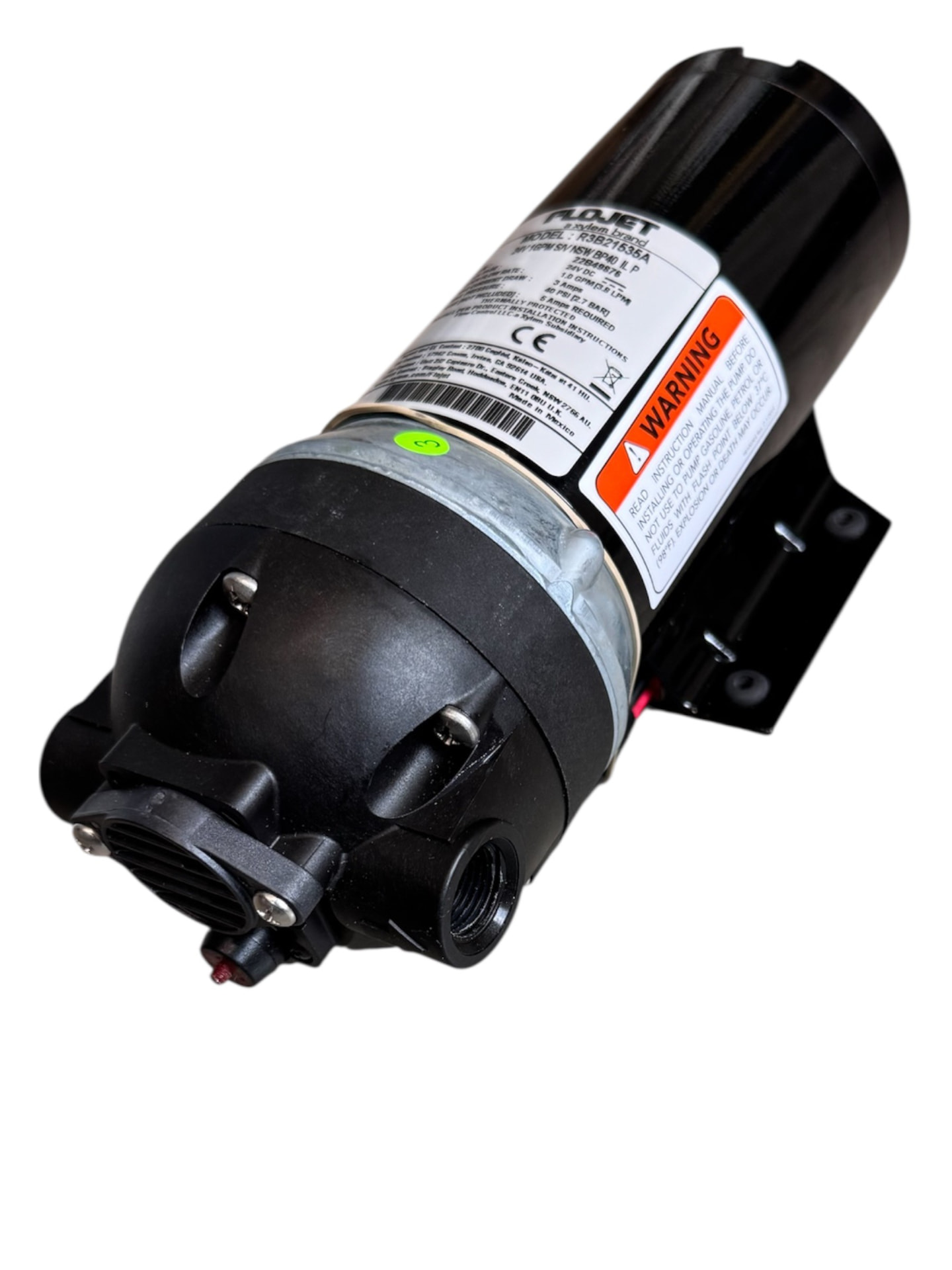 Flojet R3B21535A – 24 V DC Membranpumpe, 3,8 l/min, 2,7 bar