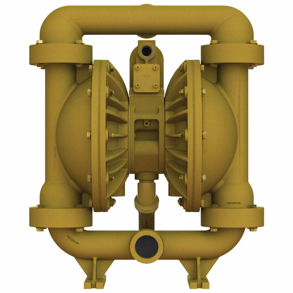 ATEX-geeignete Druckluftmembranpumpe in Metallausführung