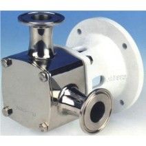 Edelstahl-Impellerpumpe mit Clamp-Anschlüssen (hygienische Ausführung)